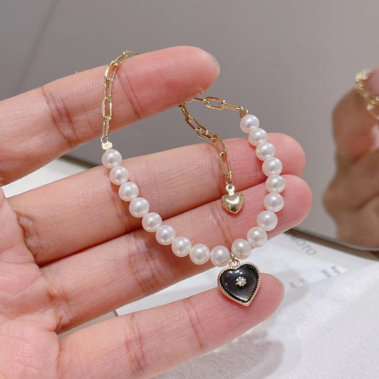 Black Heart Bracelet