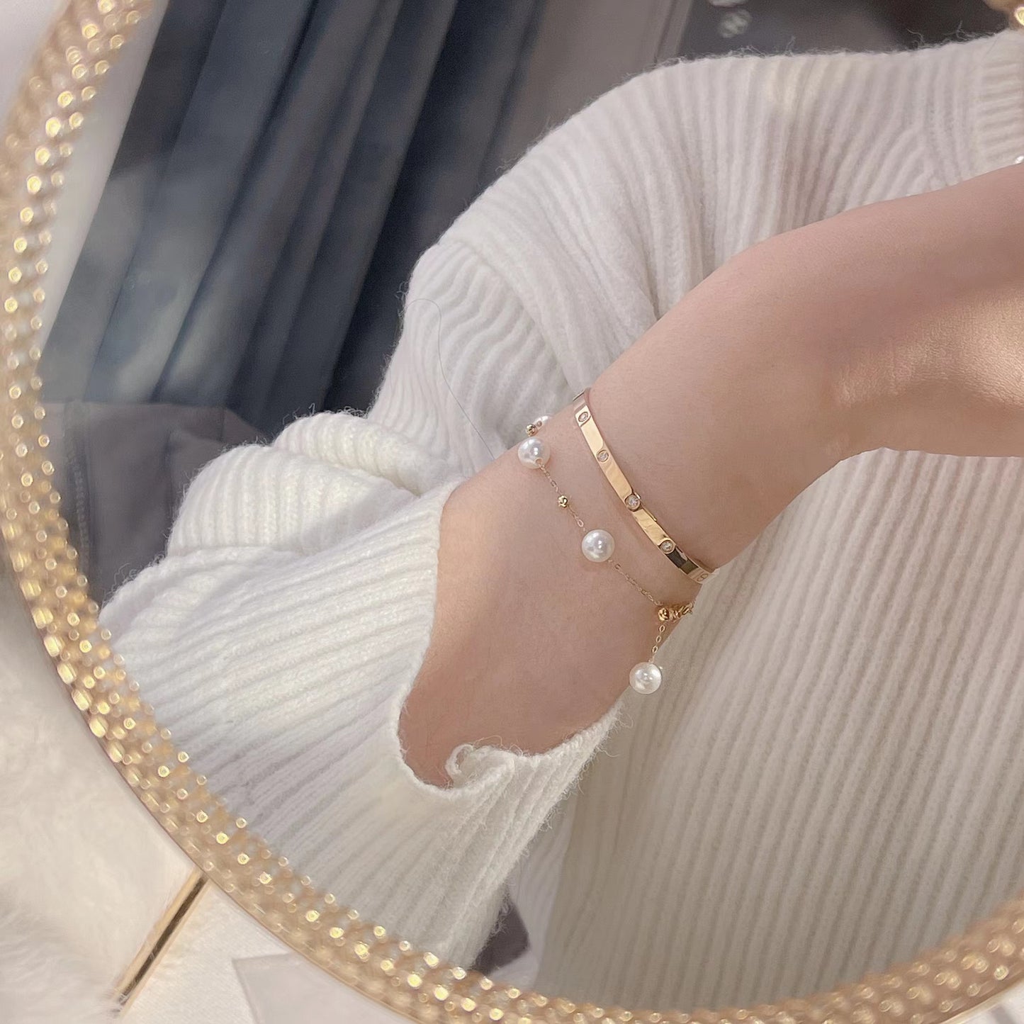 Twinkle Pearl Bracelet